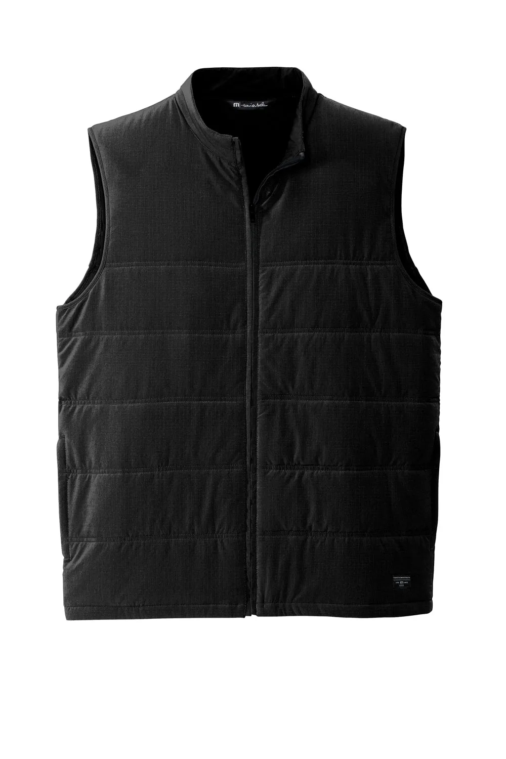 TravisMathew Mens Cold Bay Full Zip Vest - Black