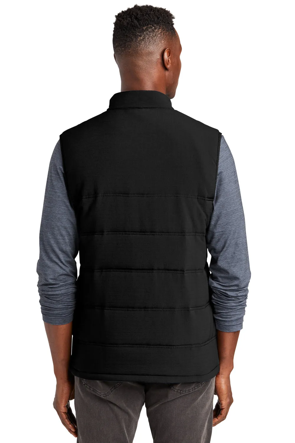 TravisMathew Mens Cold Bay Full Zip Vest - Black