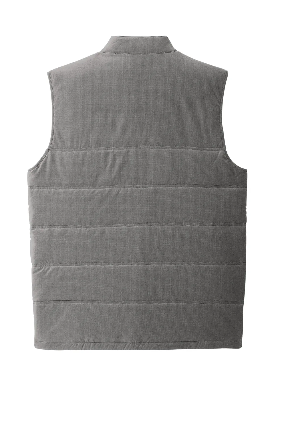 TravisMathew Mens Cold Bay Full Zip Vest - Quiet Shade Grey