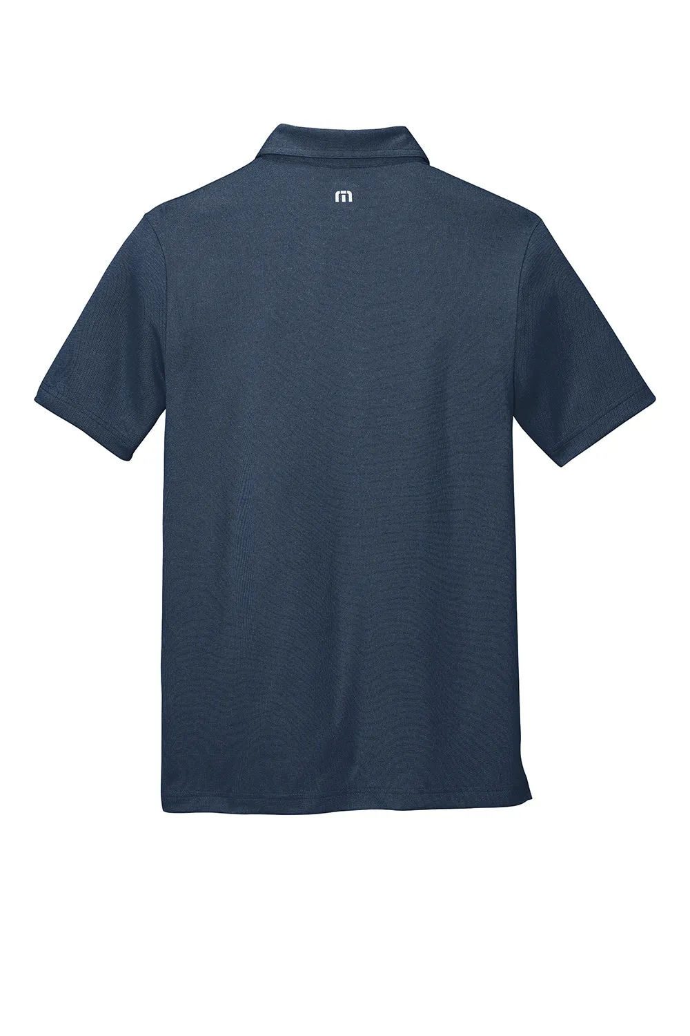 TravisMathew Mens Coto Performance Moisture Wicking Short Sleeve Polo Shirt - Blue Nights