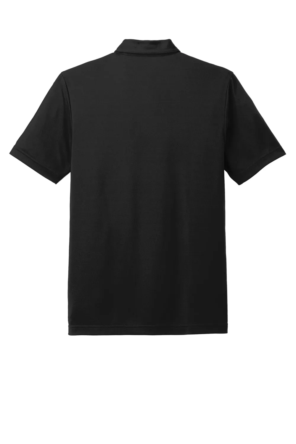 TravisMathew Mens Coto Performance Wrinkle Resistant Short Sleeve Polo Shirt - Black
