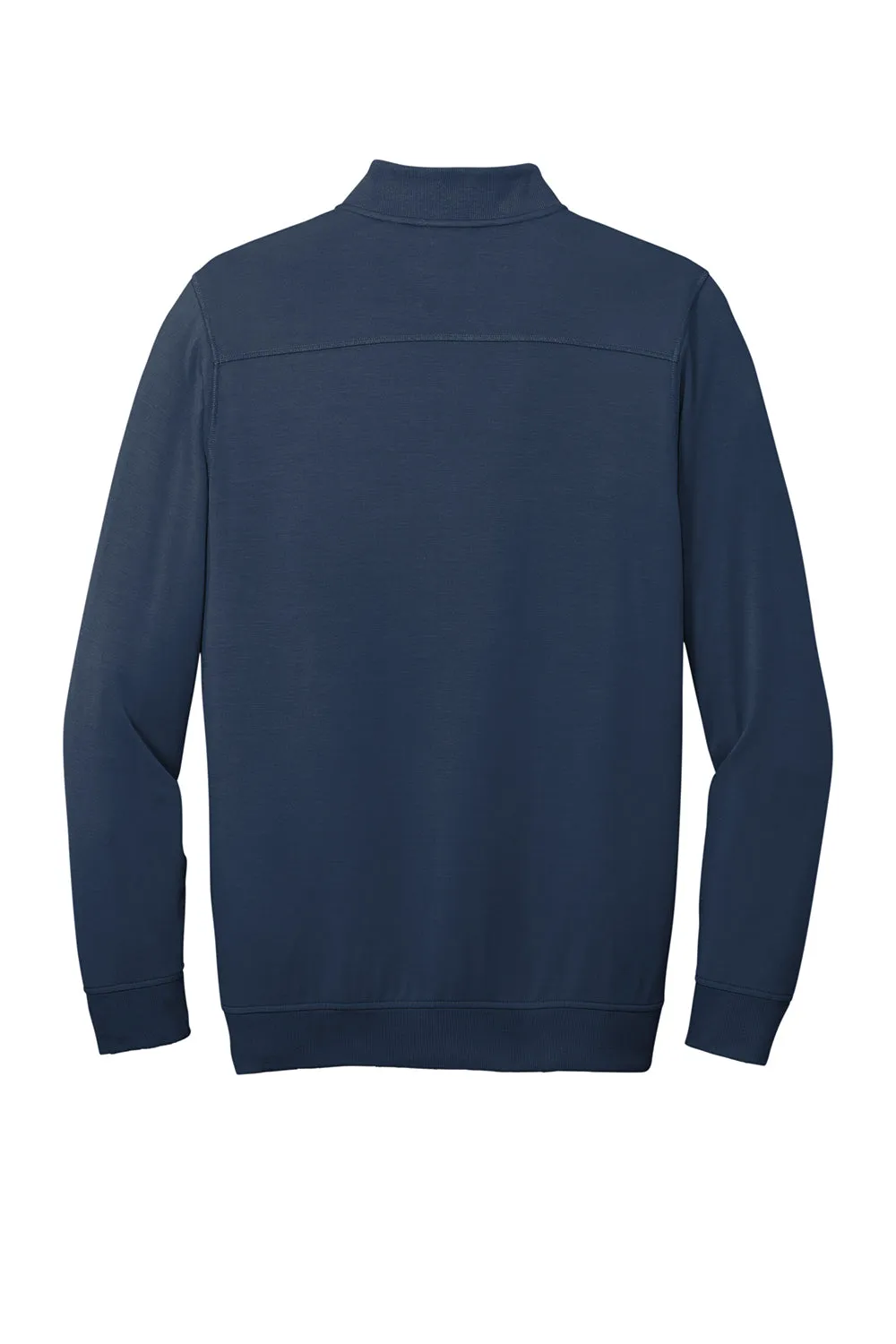TravisMathew Mens Newport Fleece 1/4 Zip Jacket - Blue Nights