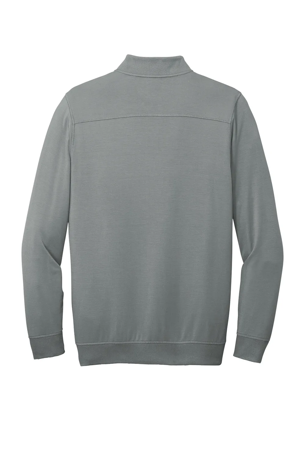 TravisMathew Mens Newport Fleece 1/4 Zip Jacket - Quiet Shade Grey