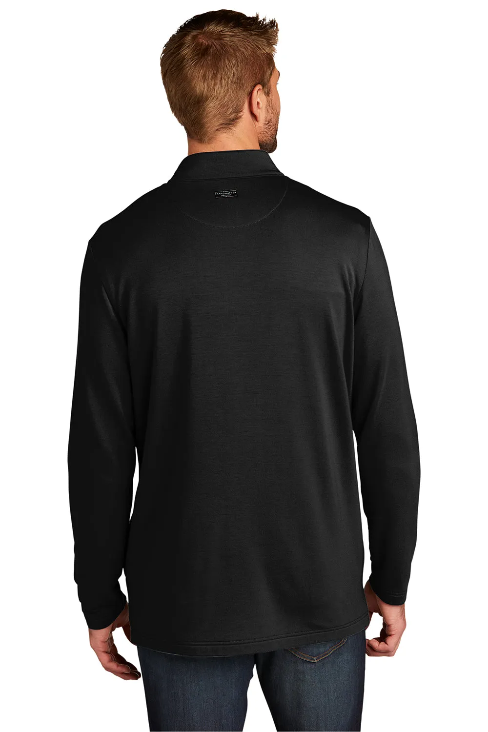 TravisMathew Mens Newport Fleece Full Zip Jacket - Black