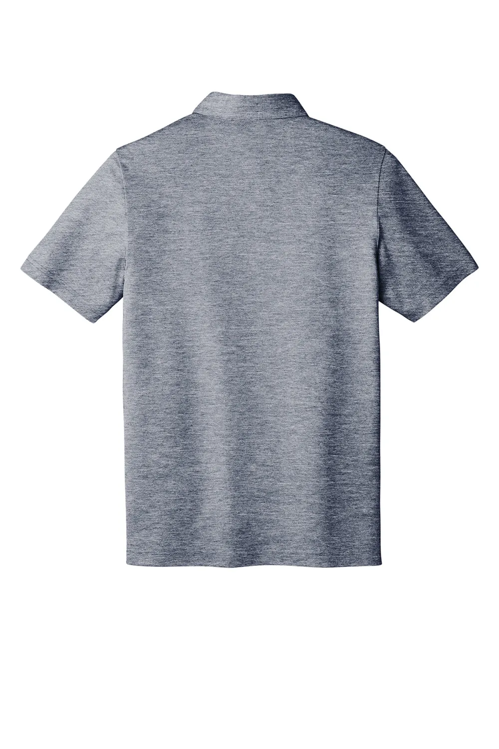 TravisMathew Mens Oceanside Moisture Wicking Short Sleeve Polo Shirt - Heather Blue Nights