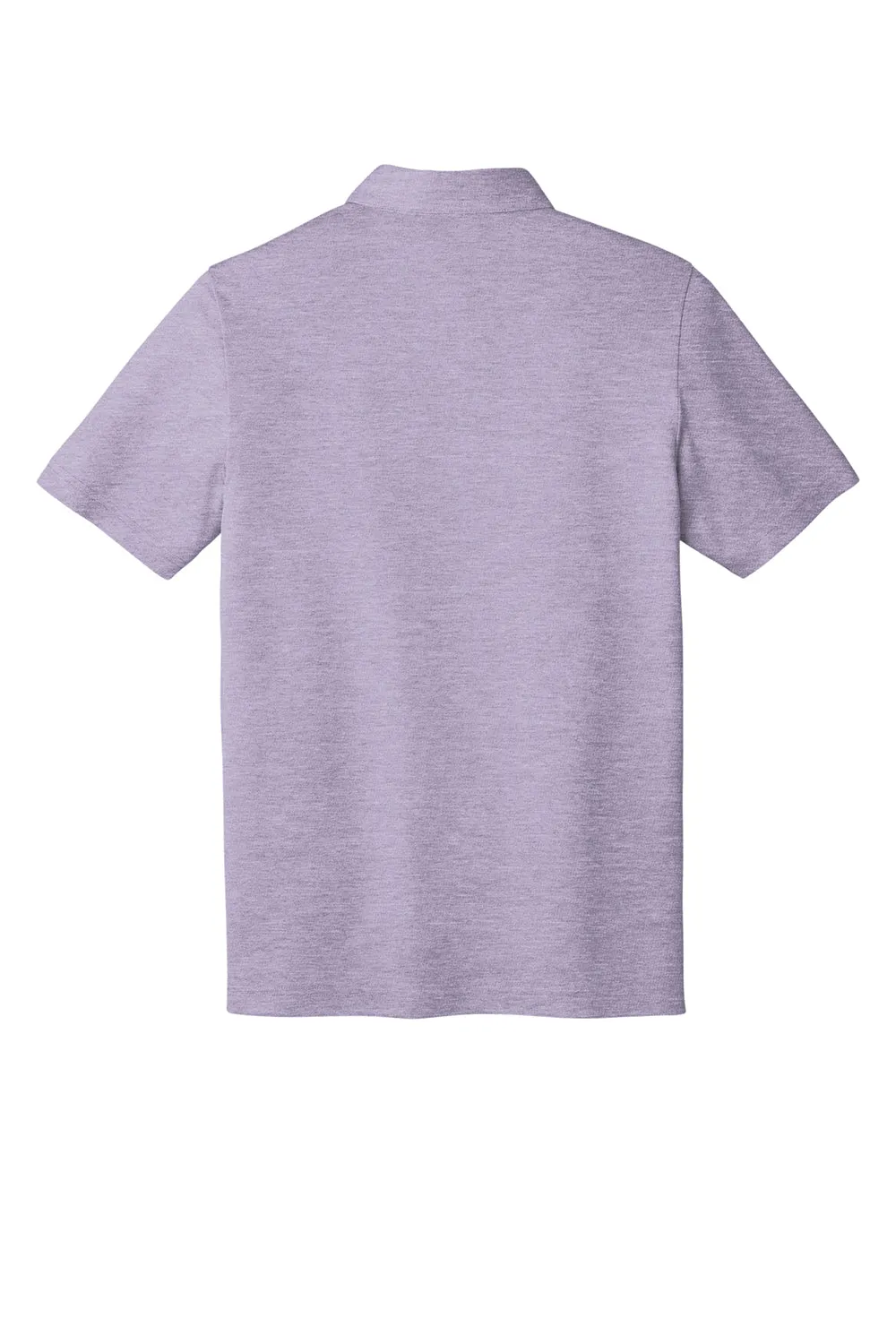 TravisMathew Mens Oceanside Moisture Wicking Short Sleeve Polo Shirt - Heather Purple Sage