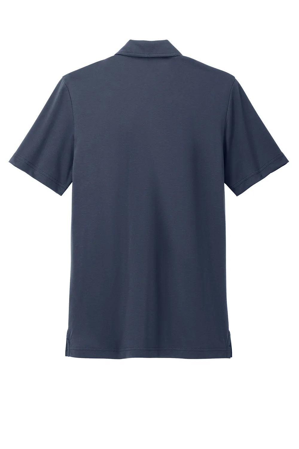 TravisMathew Mens Sunsetters Moisture Wicking Short Sleeve Polo Shirt w/ Pocket - Blue Nights