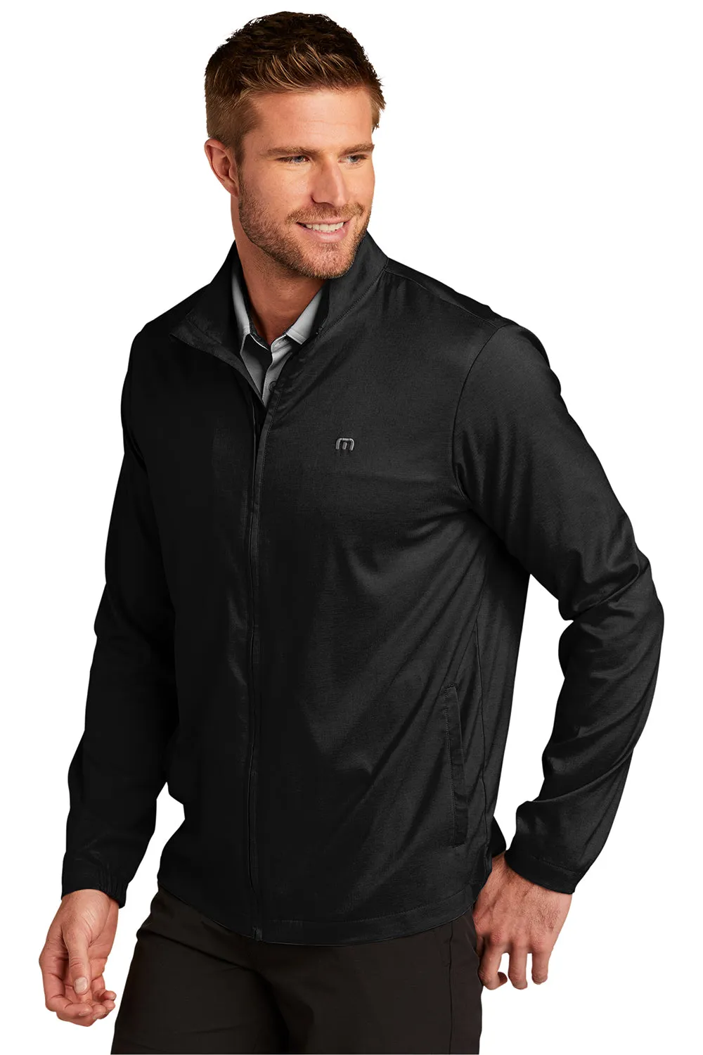 TravisMathew Mens Surfside Full Zip Jacket - Black
