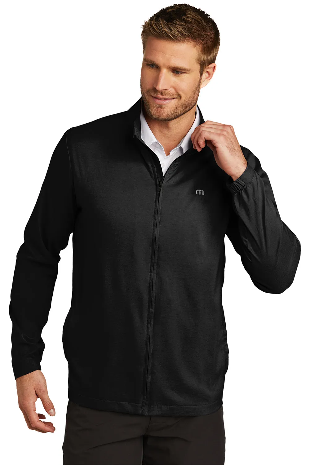 TravisMathew Mens Surfside Full Zip Jacket - Black