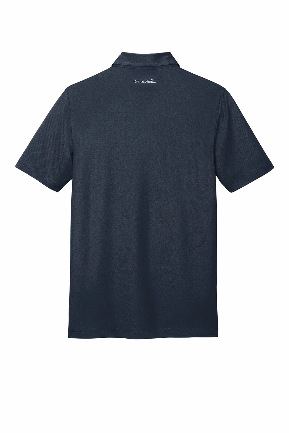 TravisMathew Mens Cabana Moisture Wicking Short Sleeve Polo Shirt - Blue Nights