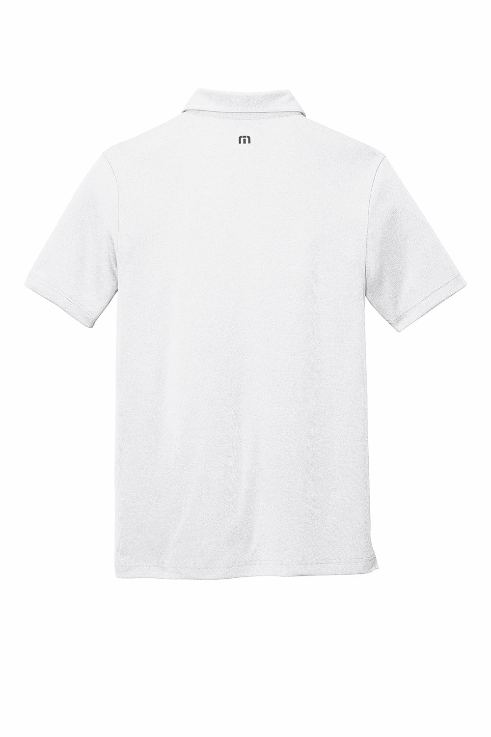 TravisMathew Mens Coto Performance Moisture Wicking Short Sleeve Polo Shirt - White