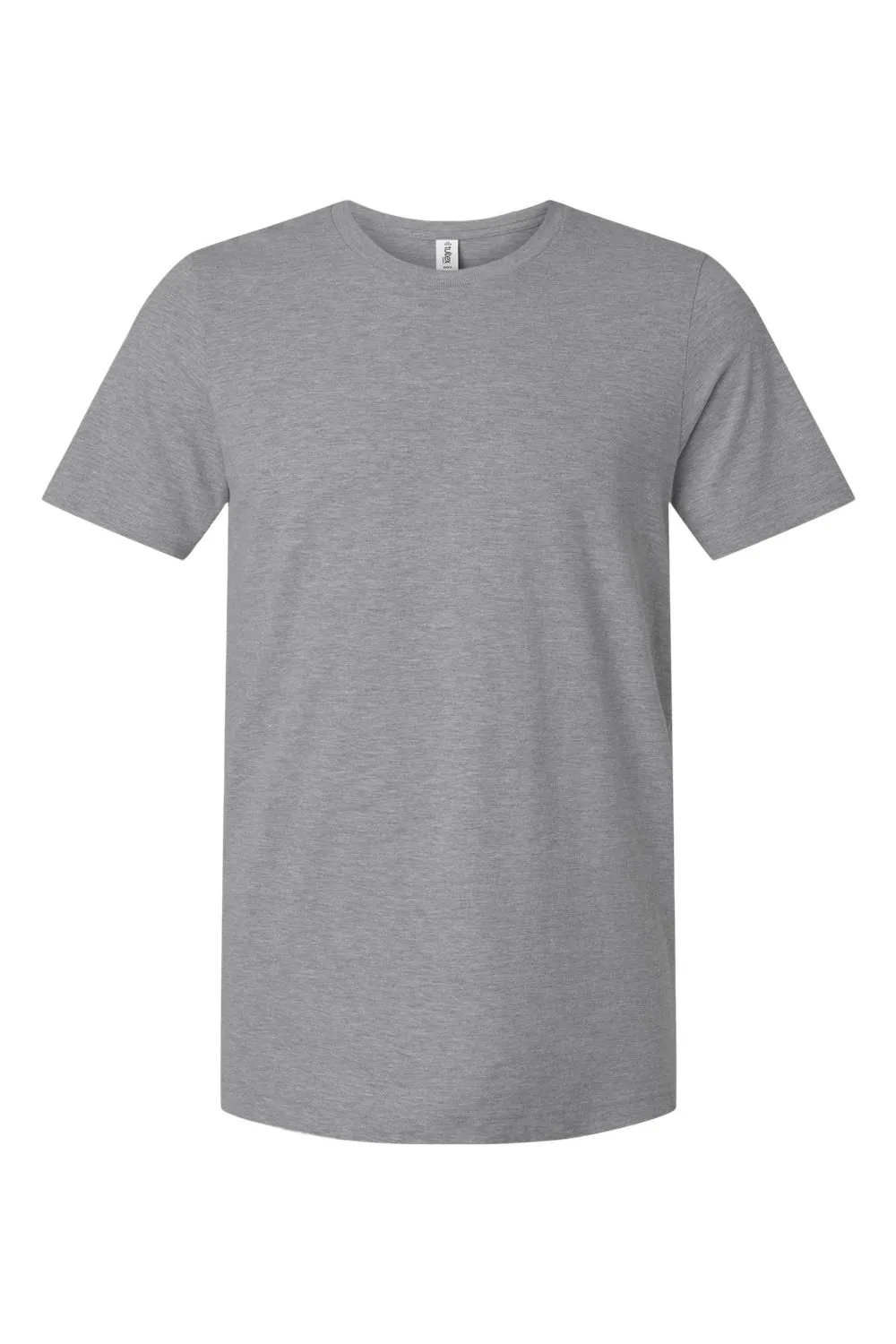 Tultex Mens CVC Short Sleeve Crewneck T-Shirt - Heather Grey