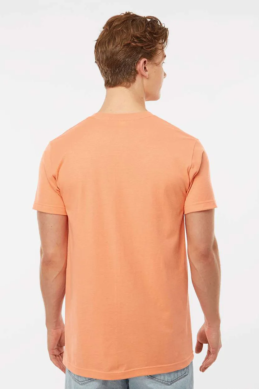 Tultex Mens Fine Jersey Short Sleeve Crewneck T-Shirt - Cantaloupe Orange