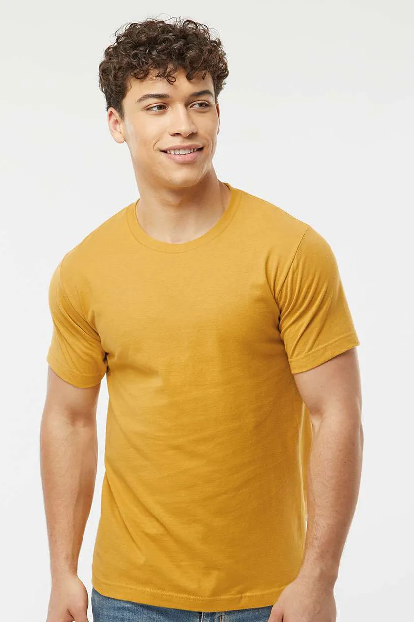 Tultex Mens Fine Jersey Short Sleeve Crewneck T-Shirt - Ginger Gold
