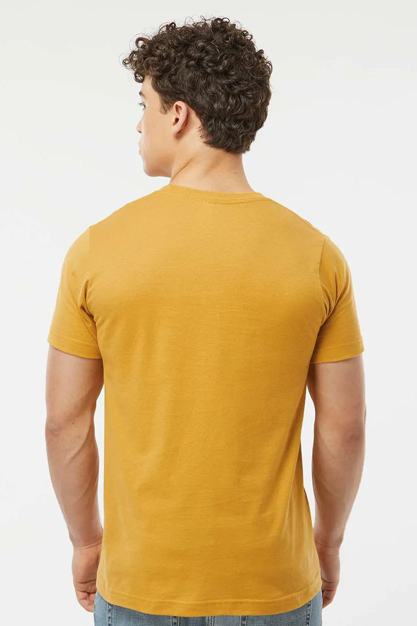 Tultex Mens Fine Jersey Short Sleeve Crewneck T-Shirt - Ginger Gold