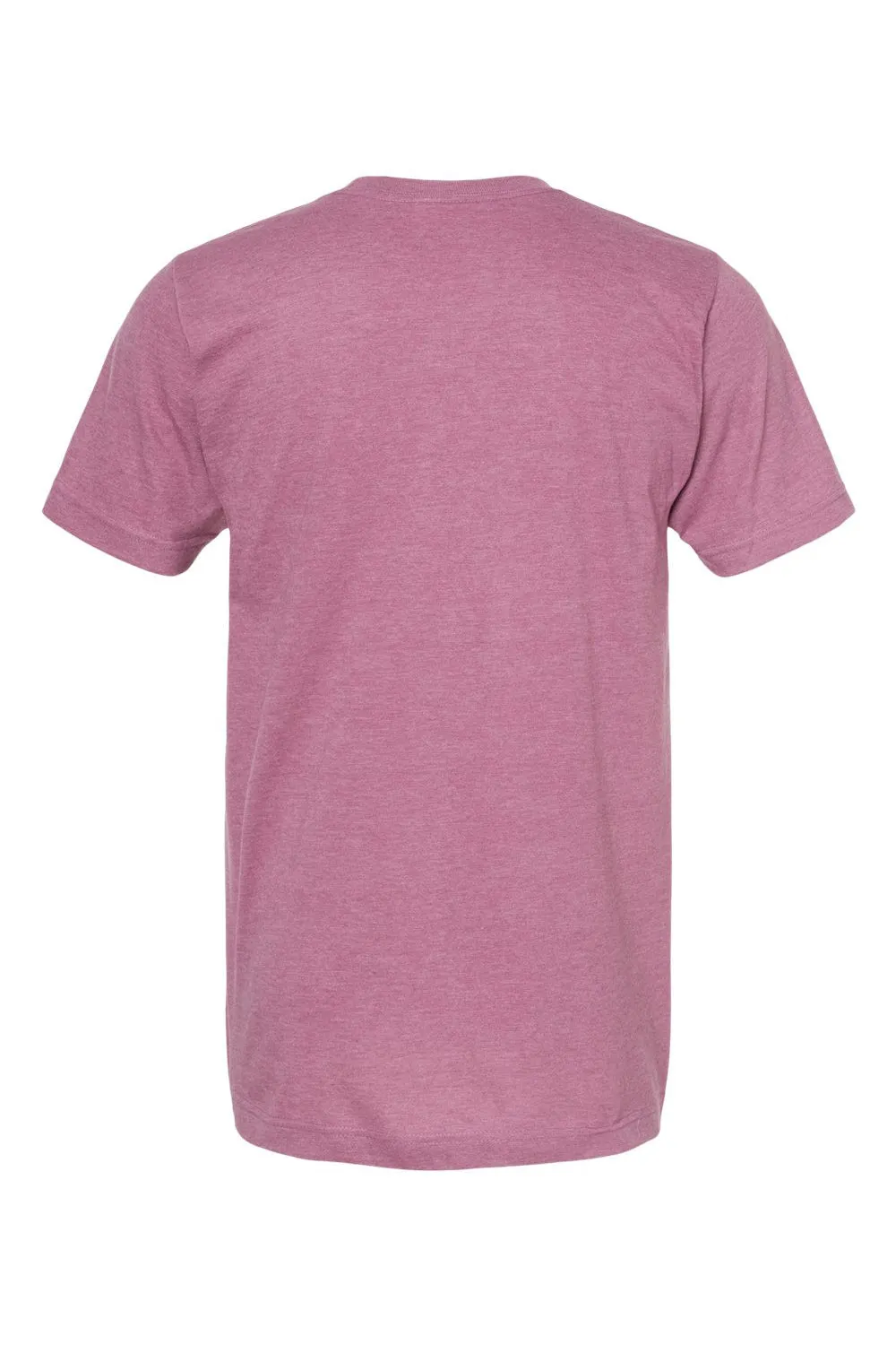 Tultex Mens Fine Jersey Short Sleeve Crewneck T-Shirt - Heather Cassis Pink