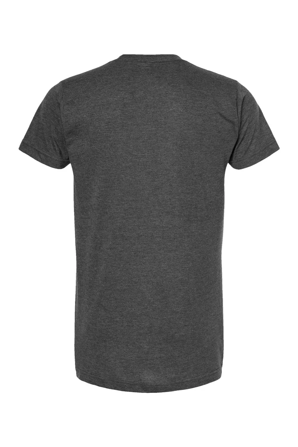 Tultex Mens Fine Jersey Short Sleeve Crewneck T-Shirt - Heather Charcoal Grey