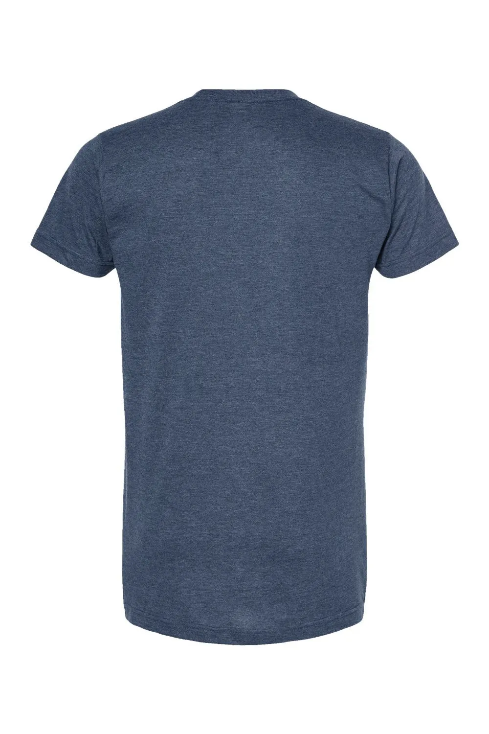 Tultex Mens Fine Jersey Short Sleeve Crewneck T-Shirt - Heather Denim Blue
