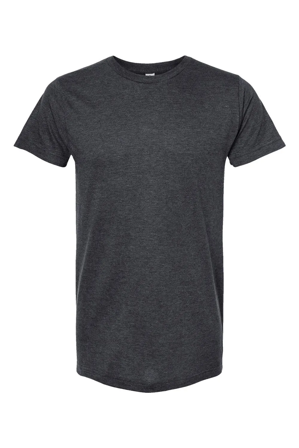 Tultex Mens Fine Jersey Short Sleeve Crewneck T-Shirt - Heather Graphite Grey