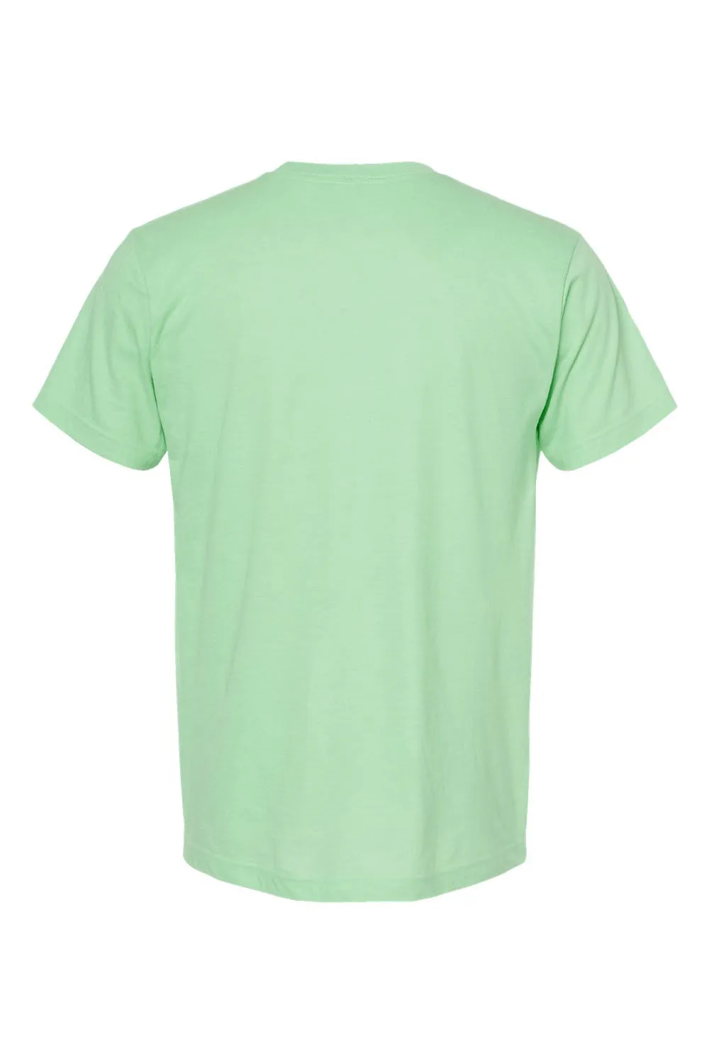 Tultex Mens Fine Jersey Short Sleeve Crewneck T-Shirt - Heather Neo Mint Green