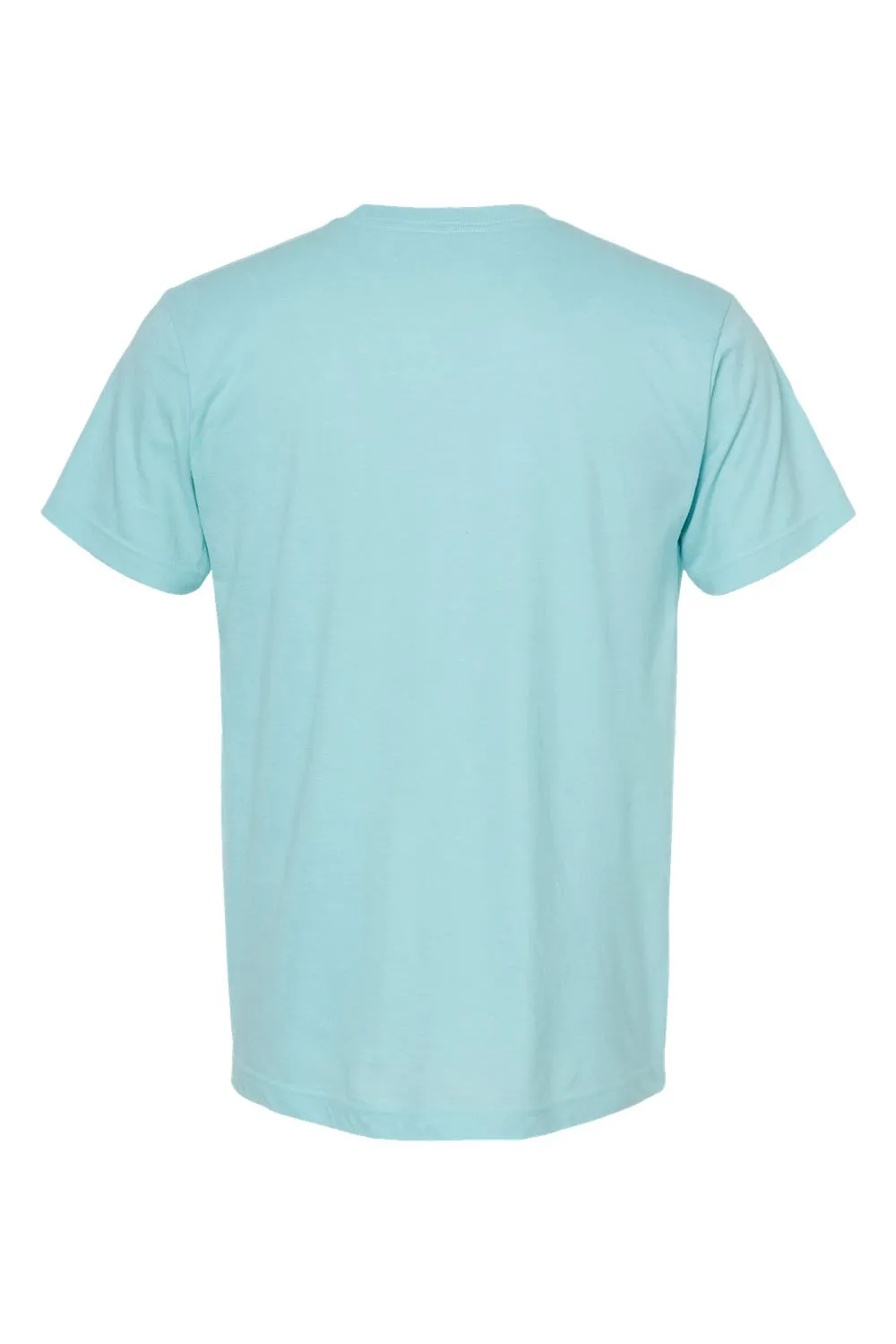 Tultex Mens Fine Jersey Short Sleeve Crewneck T-Shirt - Heather Purist Blue