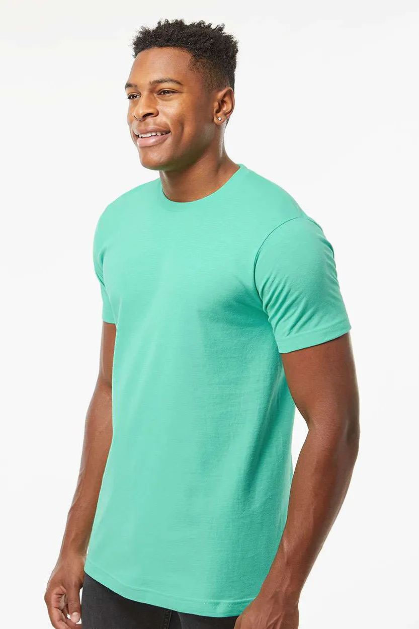 Tultex Mens Fine Jersey Short Sleeve Crewneck T-Shirt - Mint Green