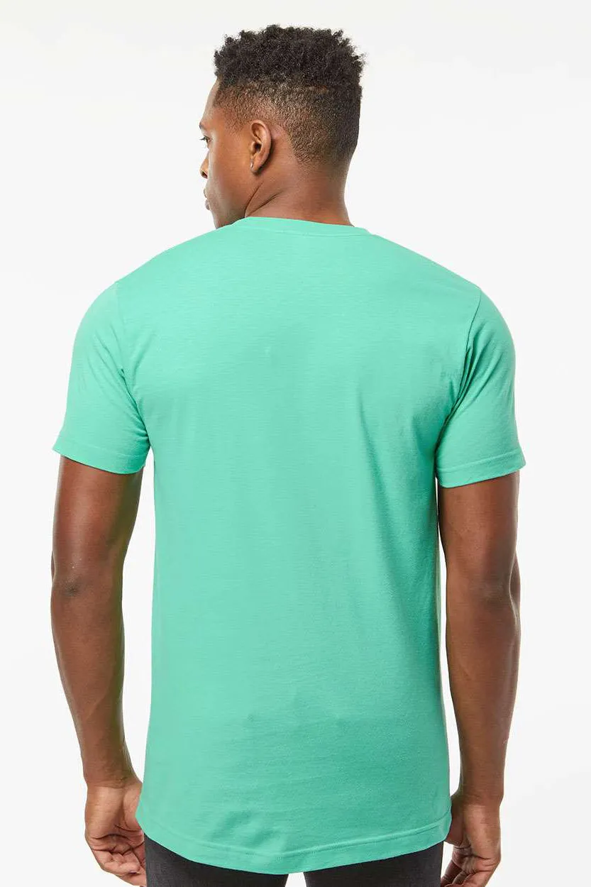 Tultex Mens Fine Jersey Short Sleeve Crewneck T-Shirt - Mint Green