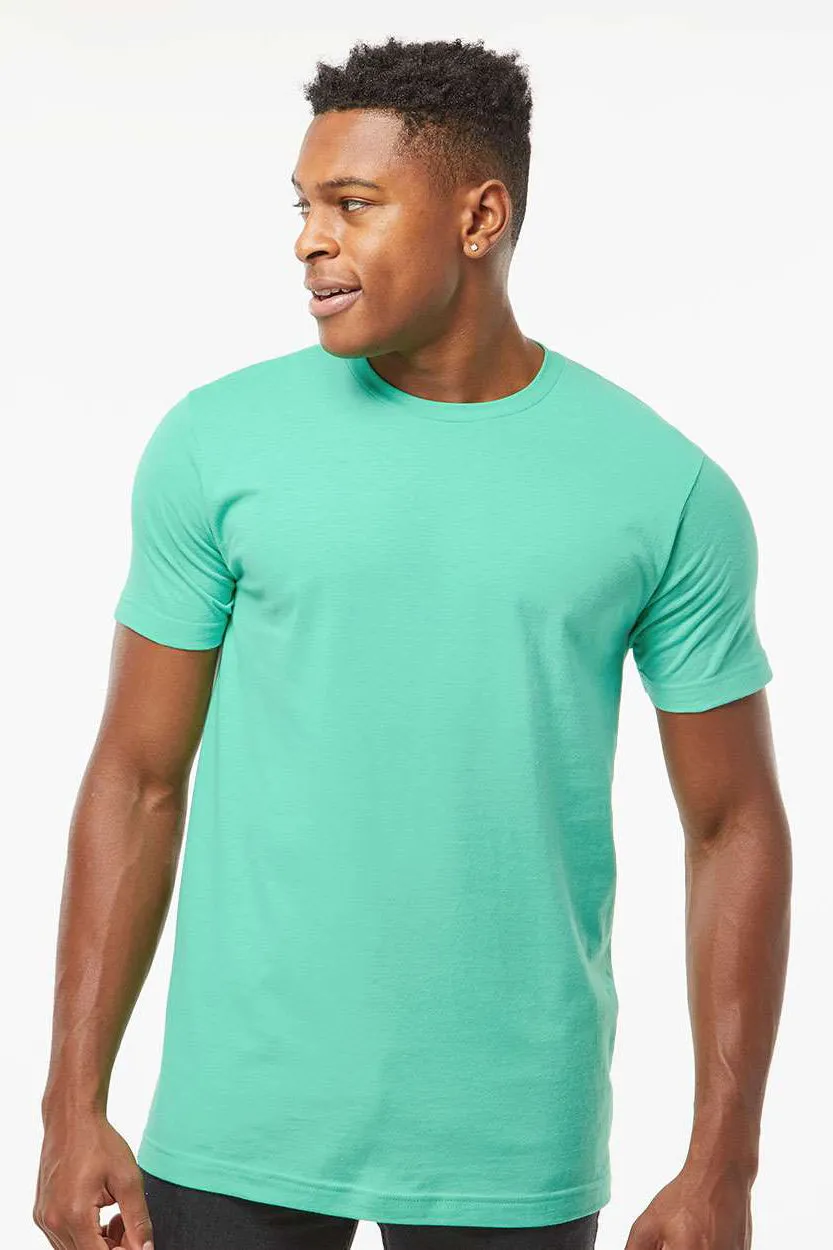 Tultex Mens Fine Jersey Short Sleeve Crewneck T-Shirt - Mint Green