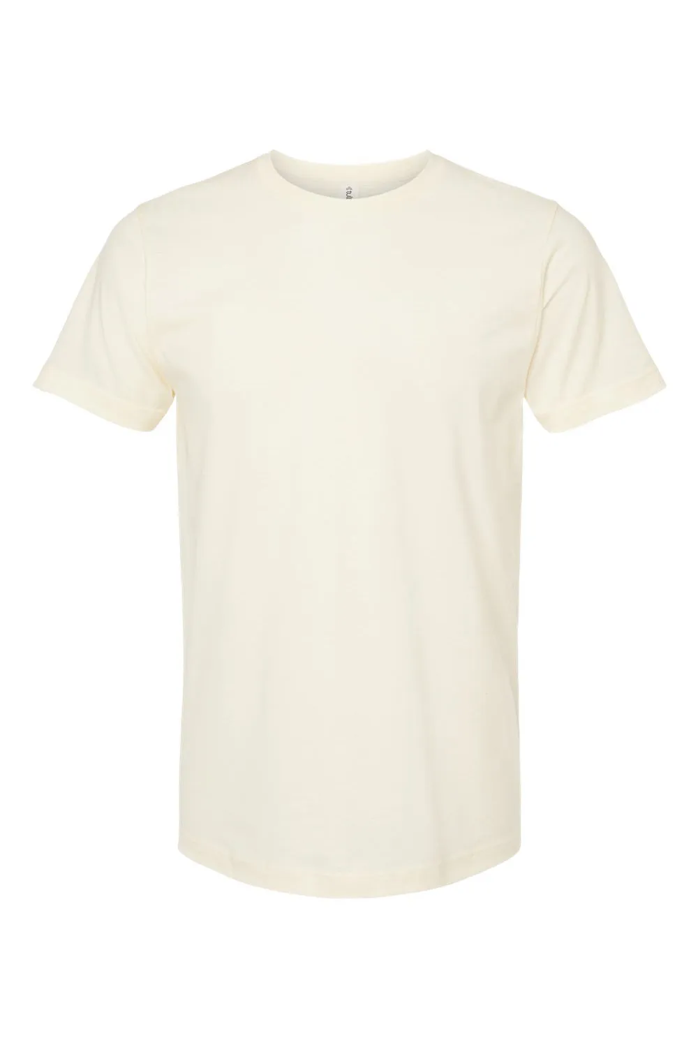 Tultex Mens Fine Jersey Short Sleeve Crewneck T-Shirt - Natural