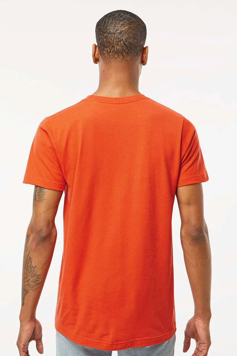 Tultex Mens Fine Jersey Short Sleeve Crewneck T-Shirt - Orange