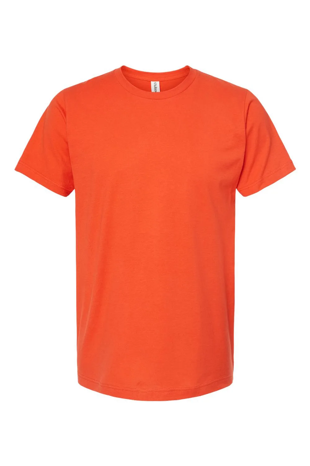 Tultex Mens Fine Jersey Short Sleeve Crewneck T-Shirt - Orange