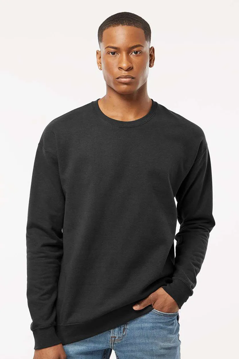 Tultex Mens Fleece Crewneck Sweatshirt - Black