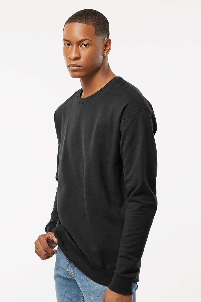 Tultex Mens Fleece Crewneck Sweatshirt - Black