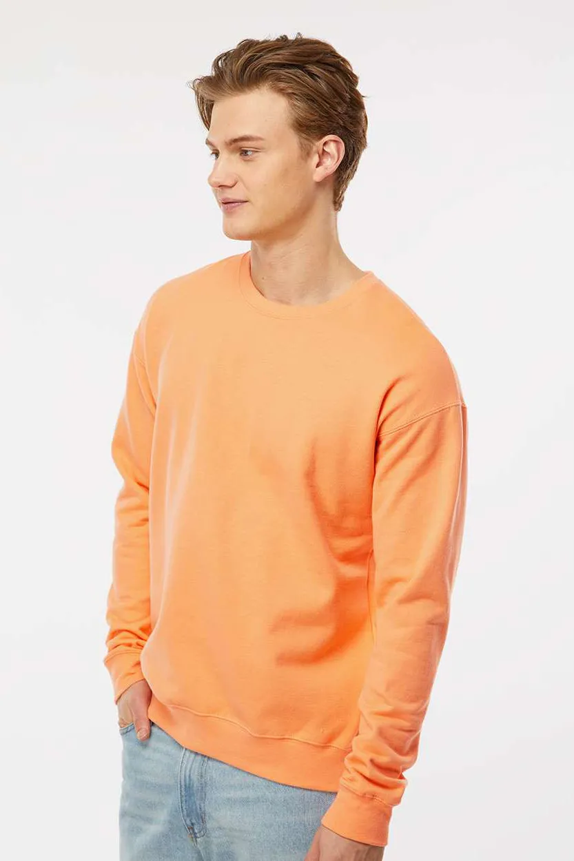 Tultex Mens Fleece Crewneck Sweatshirt - Cantaloupe Orange