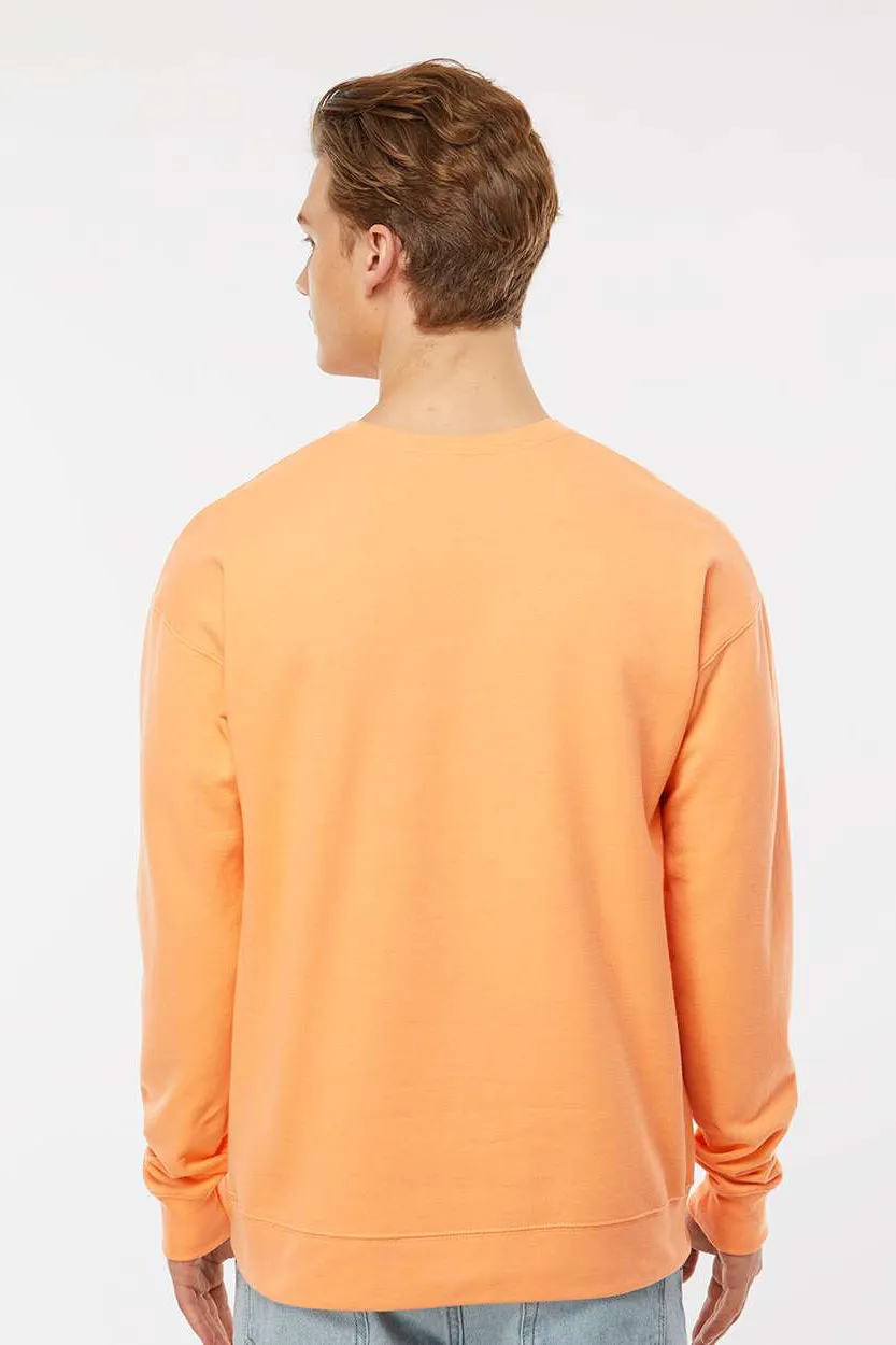 Tultex Mens Fleece Crewneck Sweatshirt - Cantaloupe Orange