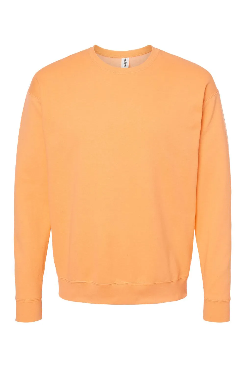 Tultex Mens Fleece Crewneck Sweatshirt - Cantaloupe Orange