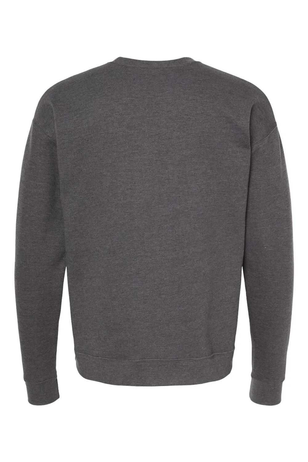 Tultex Mens Fleece Crewneck Sweatshirt - Heather Charcoal Grey