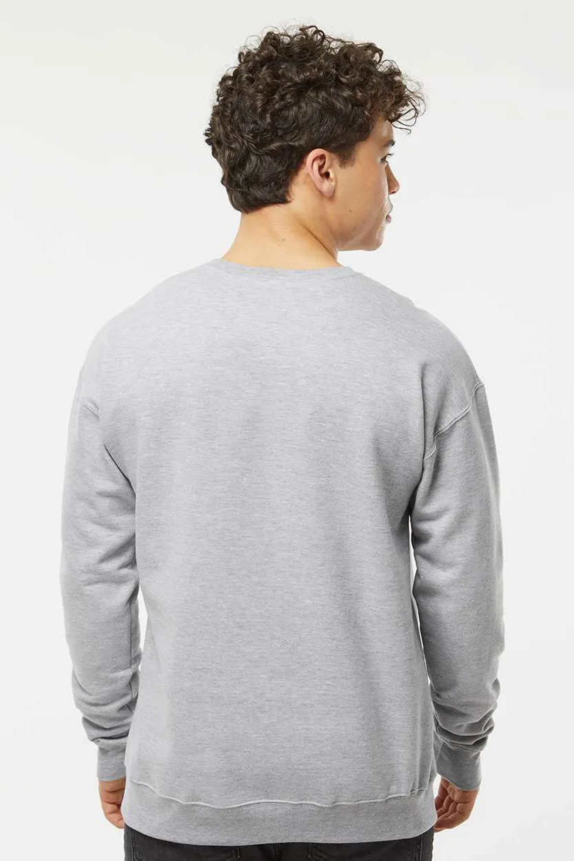Tultex Mens Fleece Crewneck Sweatshirt - Heather Grey