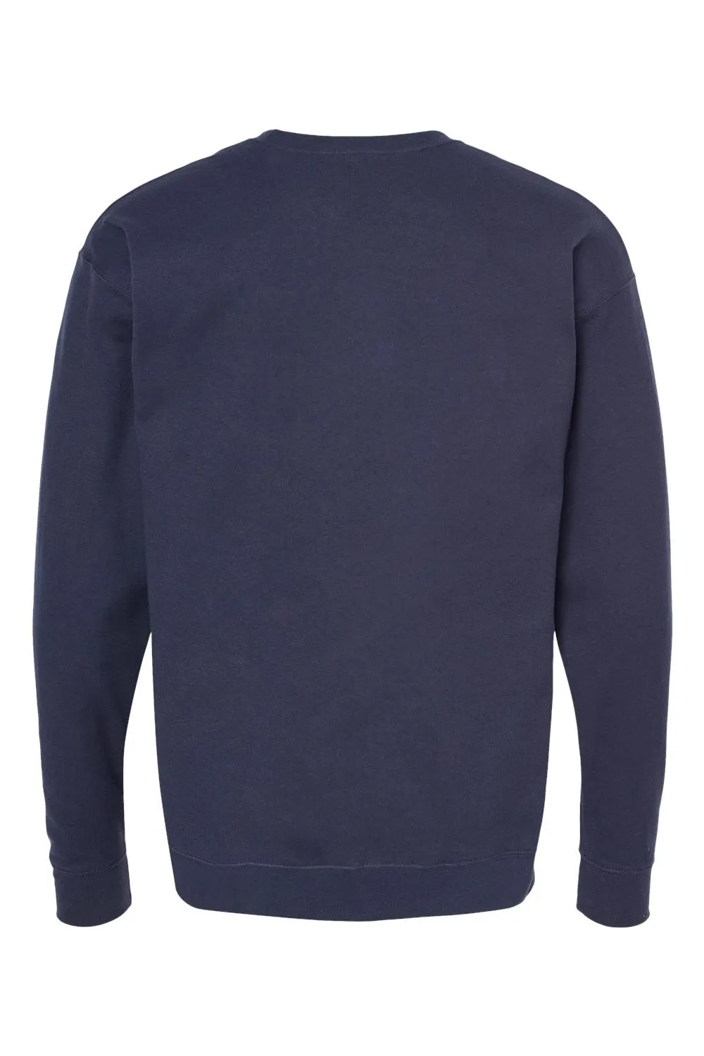 Tultex Mens Fleece Crewneck Sweatshirt - Navy Blue