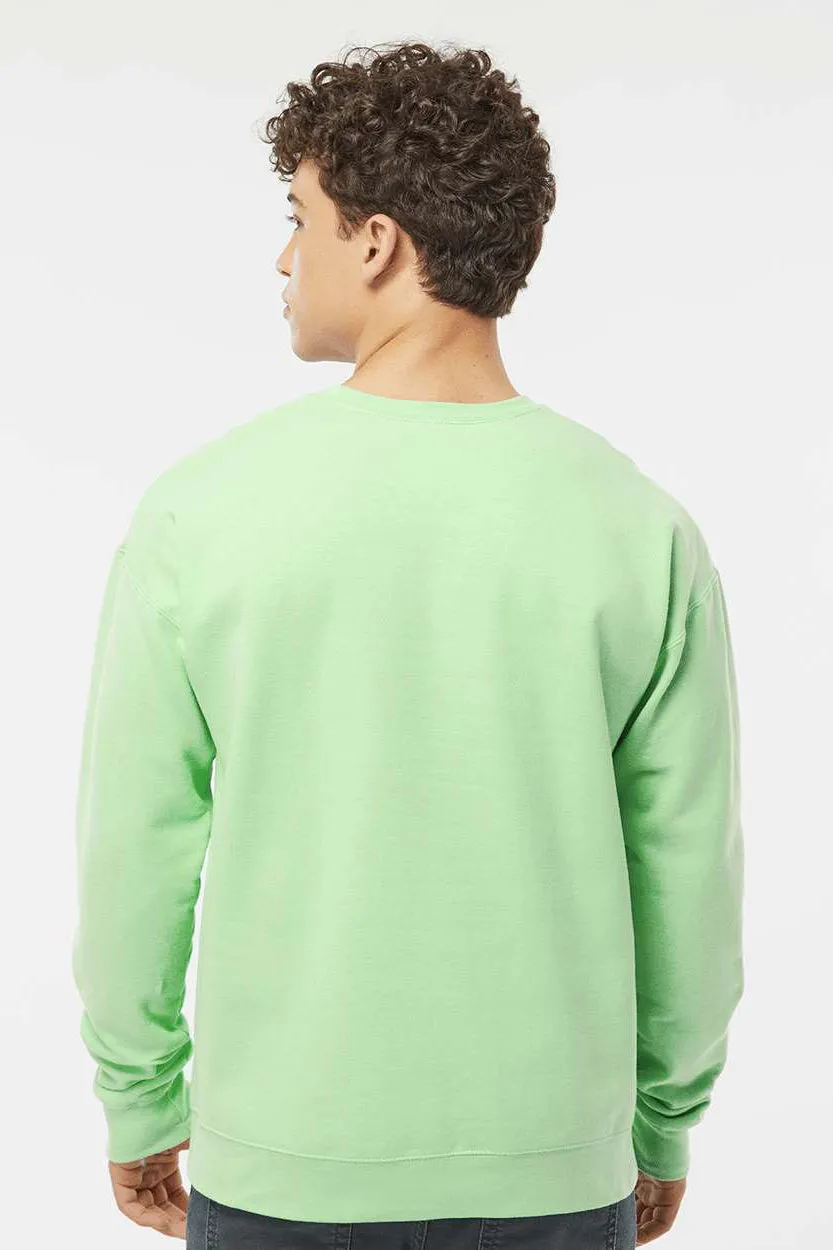 Tultex Mens Fleece Crewneck Sweatshirt - Neo Mint Green