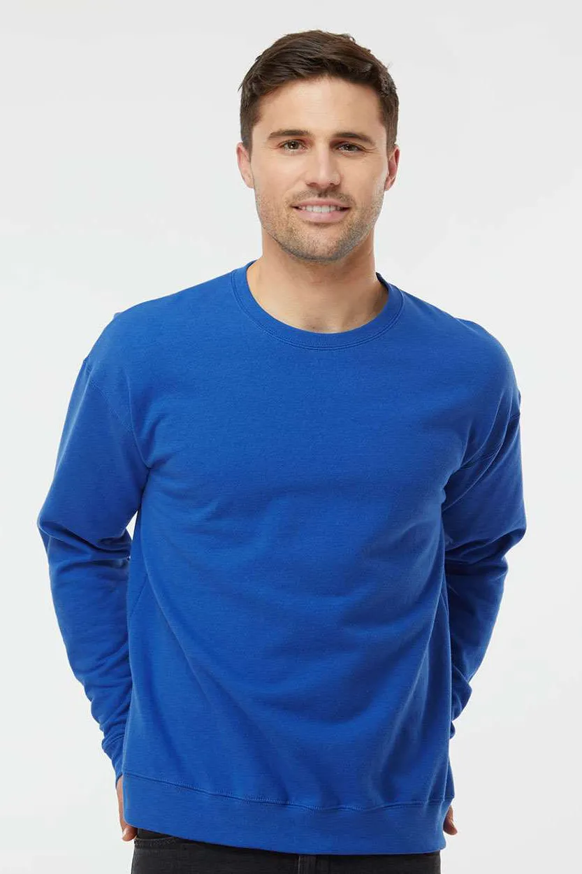 Tultex Mens Fleece Crewneck Sweatshirt - Royal Blue