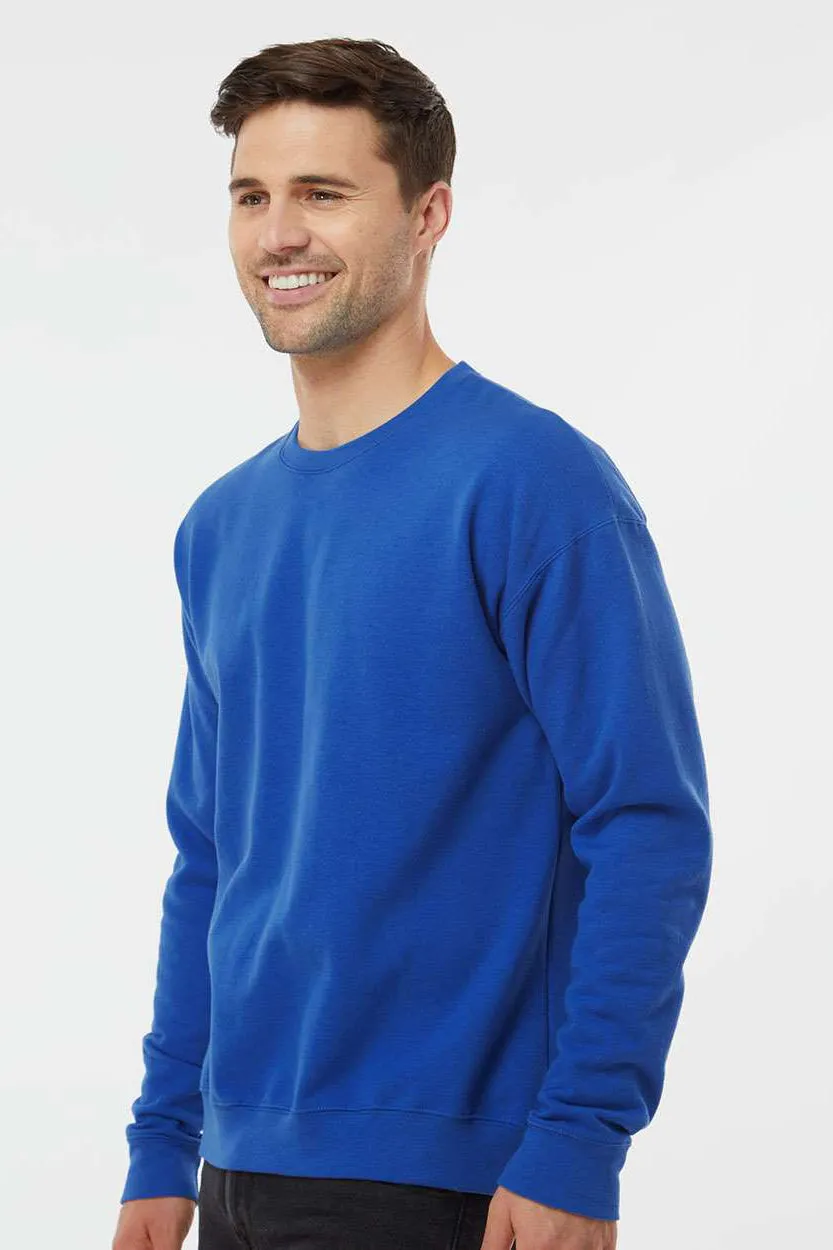 Tultex Mens Fleece Crewneck Sweatshirt - Royal Blue