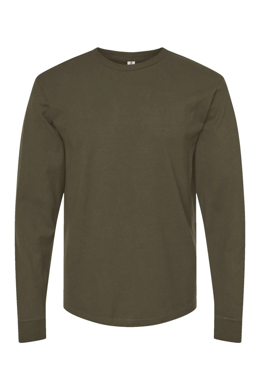 Tultex Mens Jersey Long Sleeve Crewneck T-Shirt - Grape Leaf Green