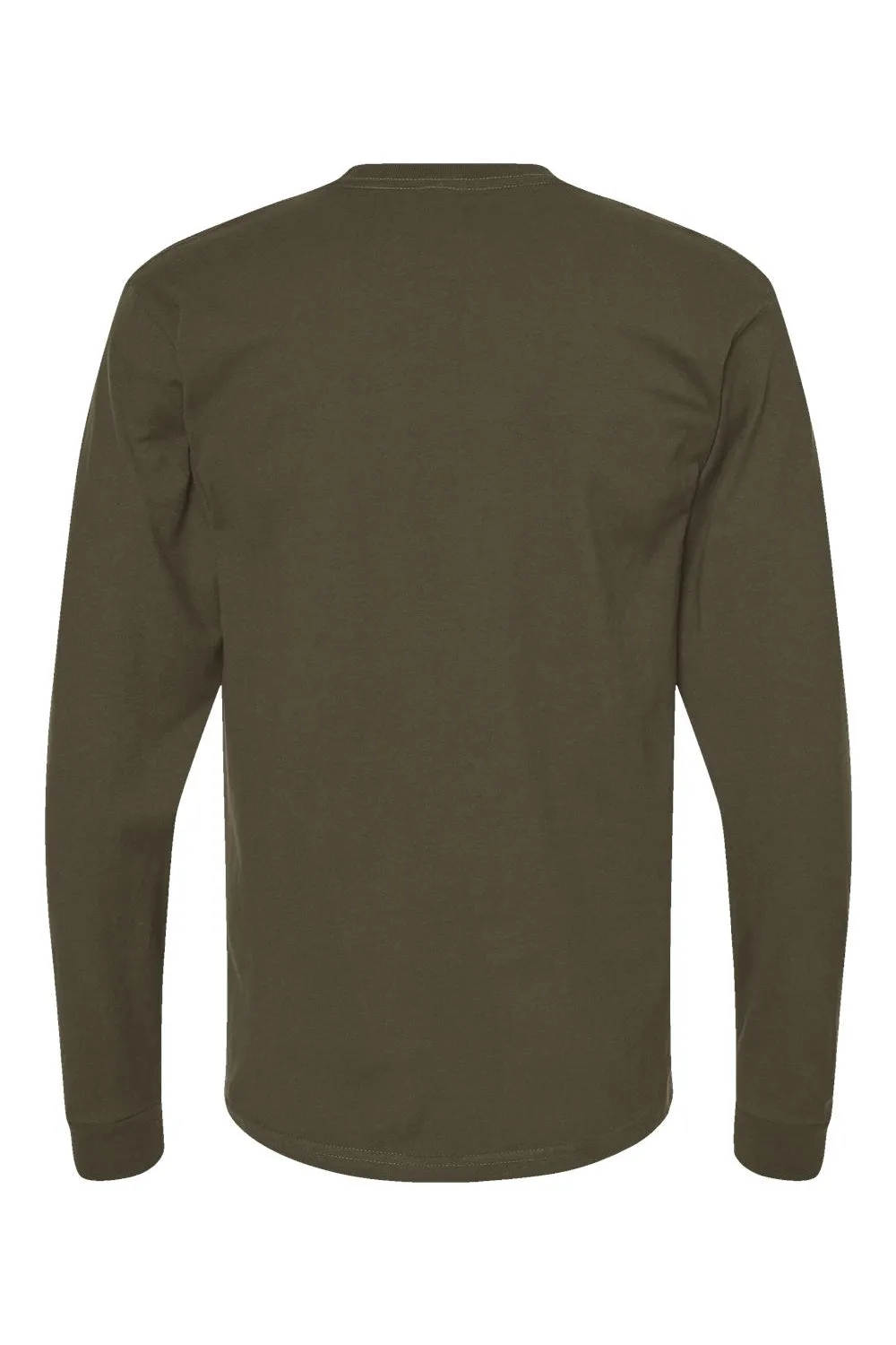 Tultex Mens Jersey Long Sleeve Crewneck T-Shirt - Grape Leaf Green