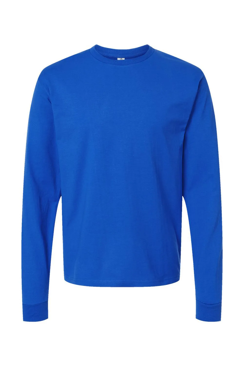 Tultex Mens Jersey Long Sleeve Crewneck T-Shirt - Royal Blue