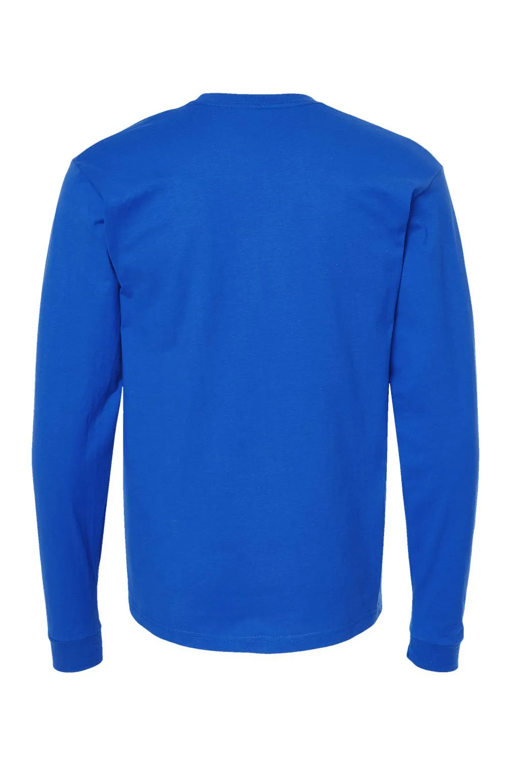 Tultex Mens Jersey Long Sleeve Crewneck T-Shirt - Royal Blue