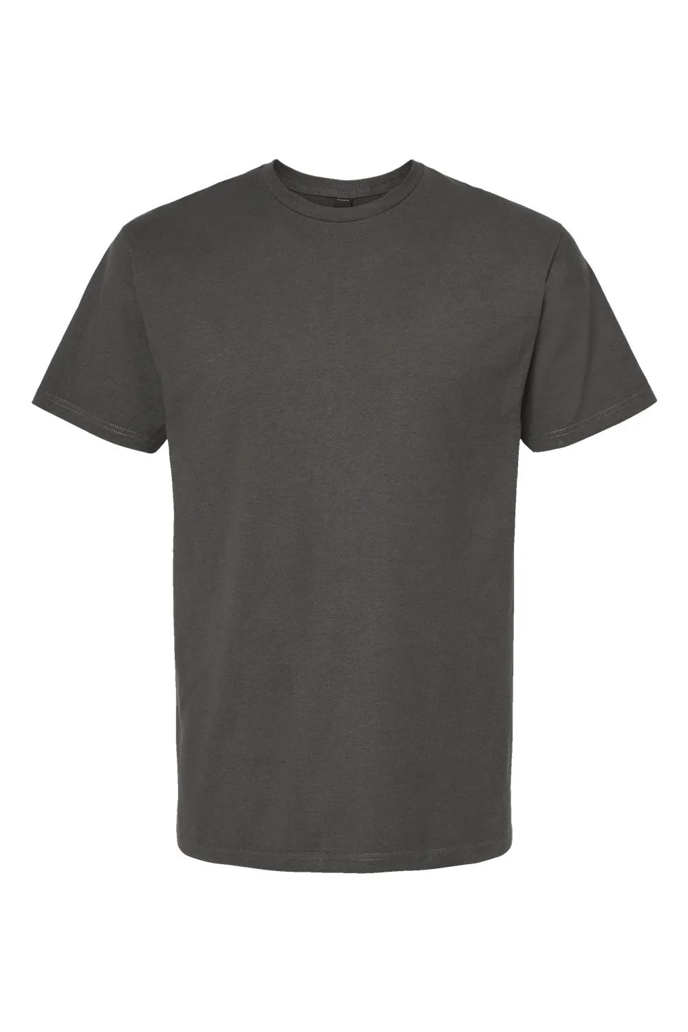 Tultex Mens Jersey Short Sleeve Crewneck T-Shirt - Charcoal Grey