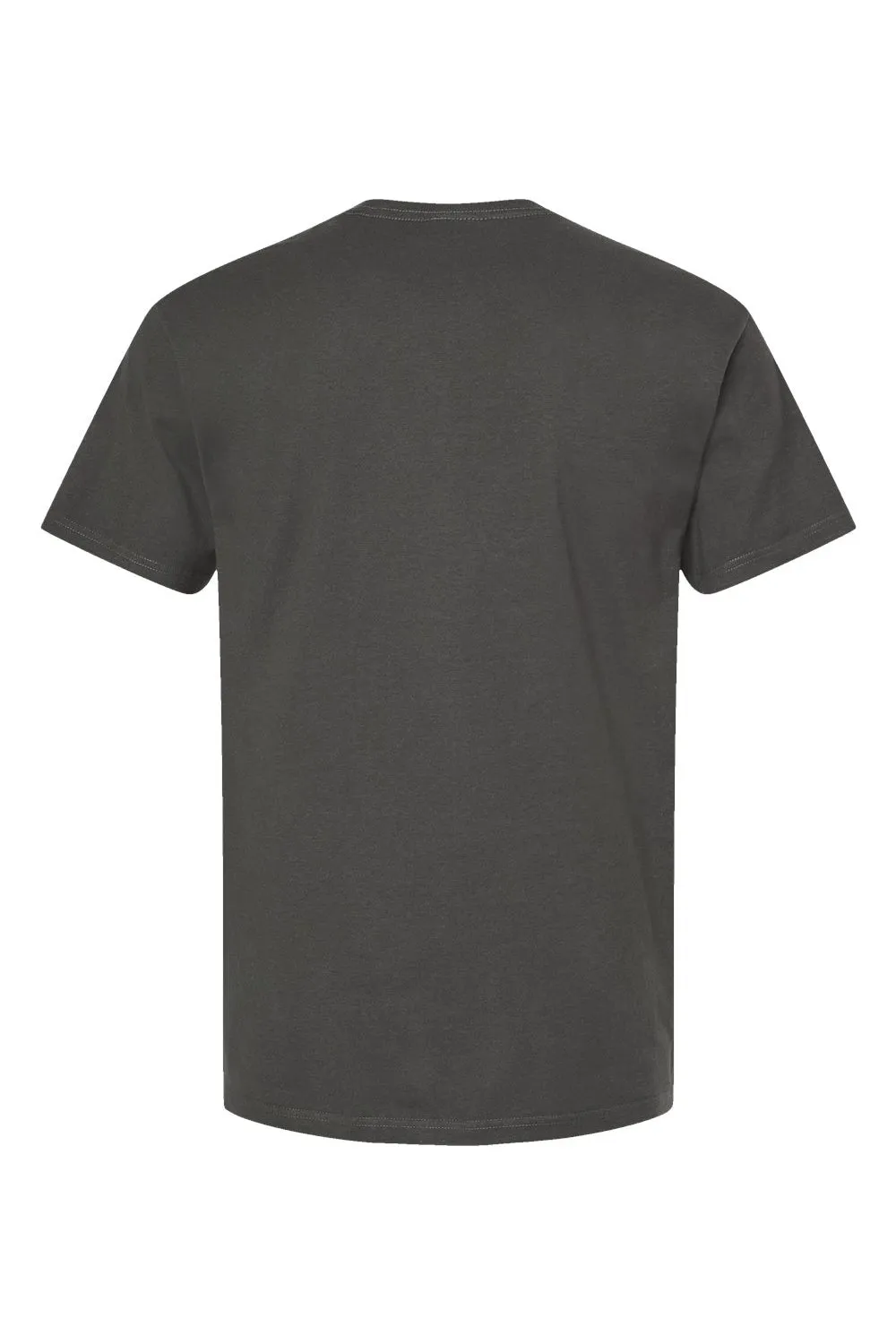 Tultex Mens Jersey Short Sleeve Crewneck T-Shirt - Charcoal Grey