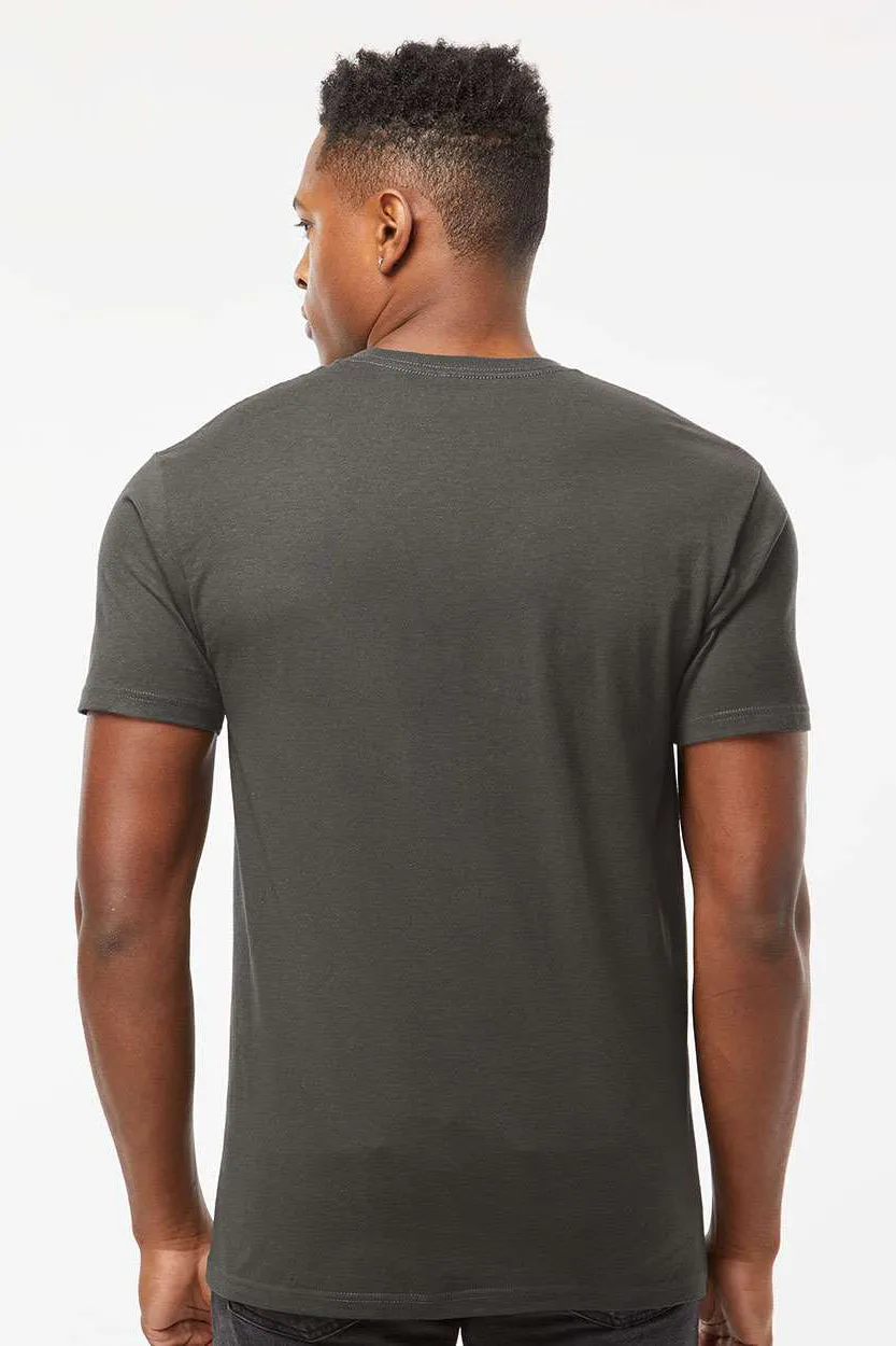 Tultex Mens Jersey Short Sleeve Crewneck T-Shirt - Charcoal Grey