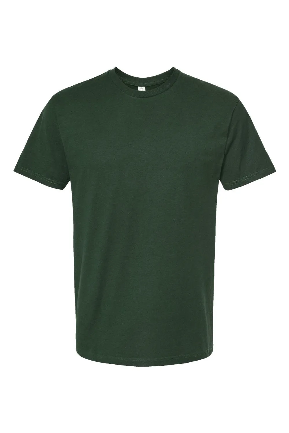 Tultex Mens Jersey Short Sleeve Crewneck T-Shirt - Forest Green